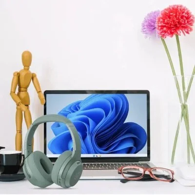 Porodo Soundtec Eclipse Wireless Headphone High- With Enc Environment Noise Cancellation